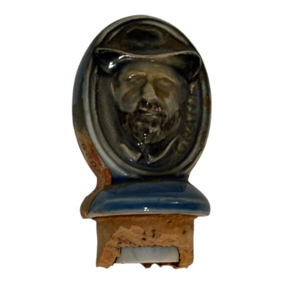 Vintage Jim Beam Bourbon Whiskey Civil War Centennial Decanter Grant Lee Stopper - Picture 5 of 14